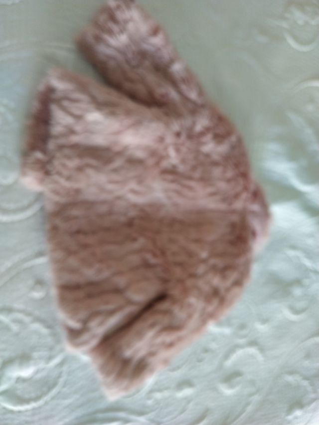 Abrigo Zara 12/18 rosa maquillaje