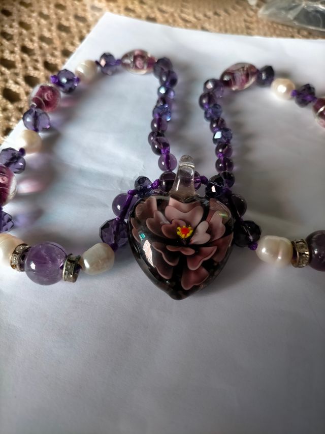 Collar cristal nuevo.