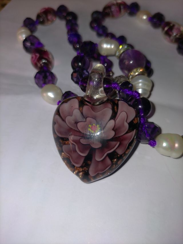 Collar cristal nuevo.