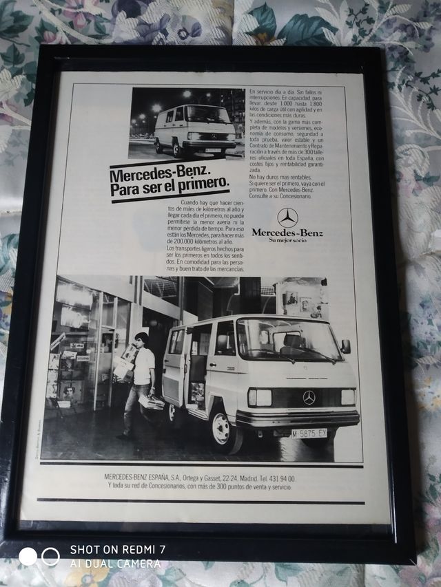 mercedes furgonetas cuadros