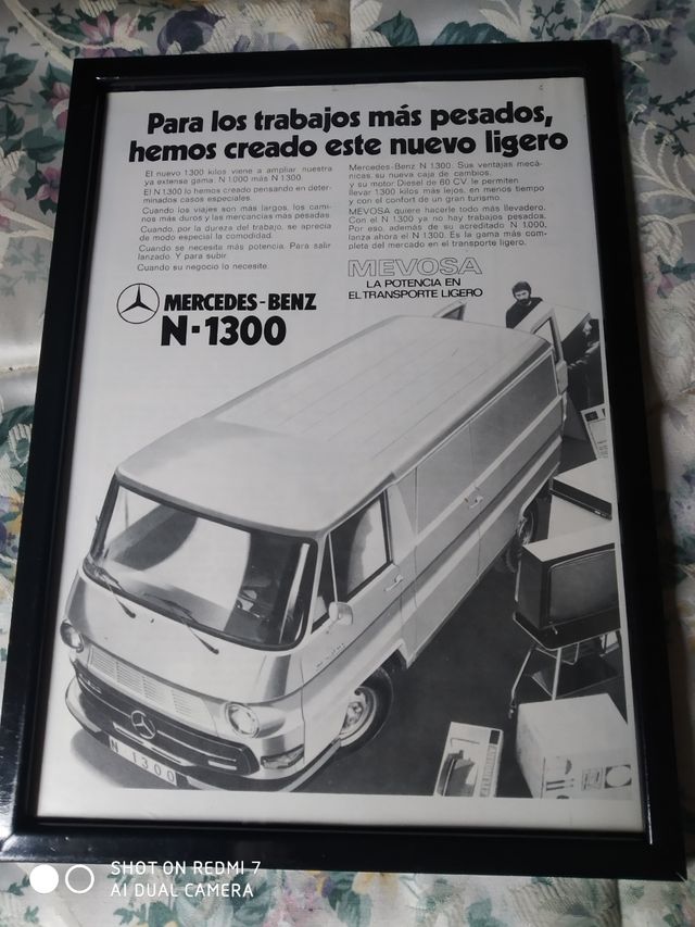 mercedes furgonetas cuadros