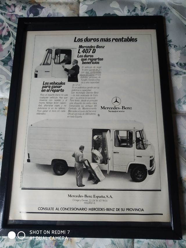 mercedes furgonetas cuadros