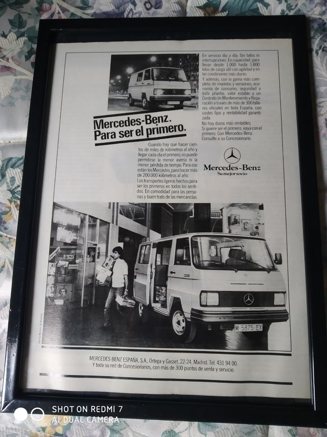 mercedes furgonetas cuadros