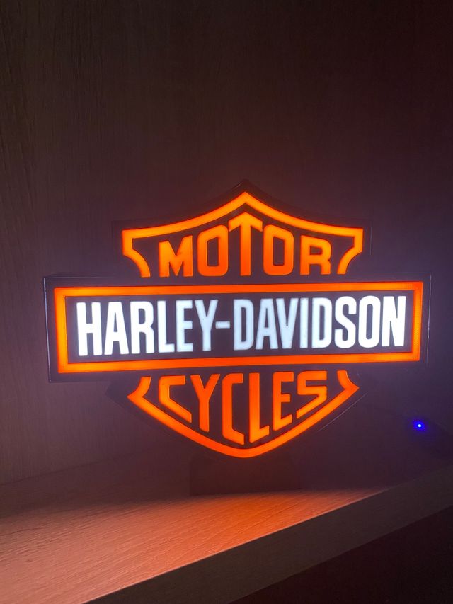 Harley Davidson luminoso