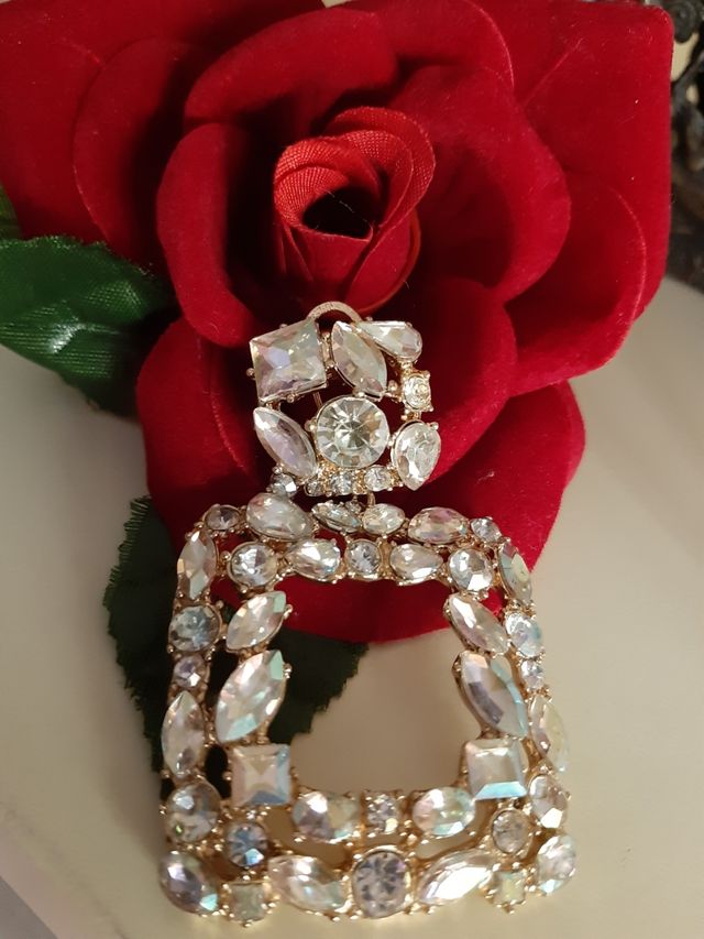 Pendientes grandes fiesta.