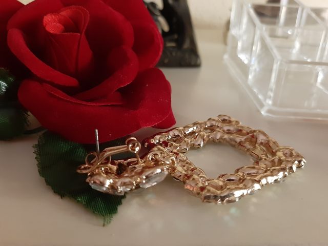 Pendientes grandes fiesta.