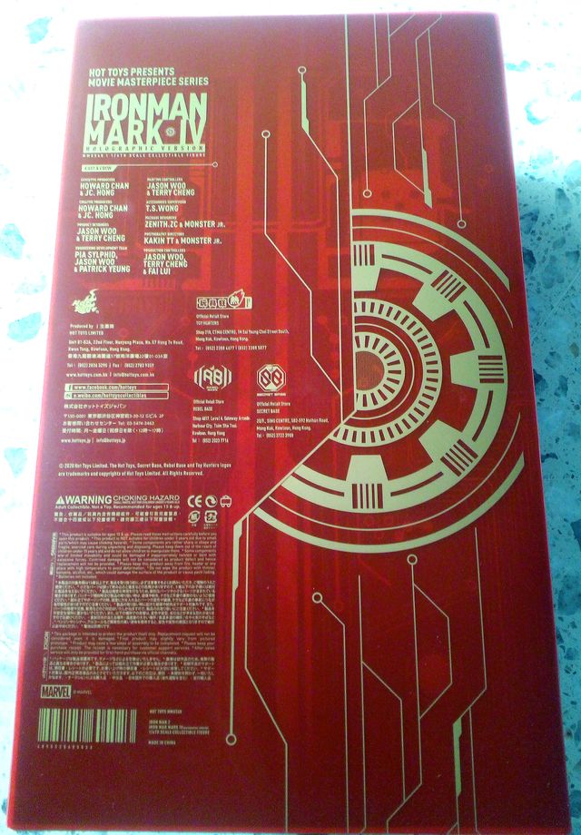 Ironman Mark IV - Holographic v. - Hot Toys MMS568