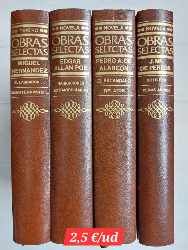 Obras Completa y Selectas. Variadas. Símil piel