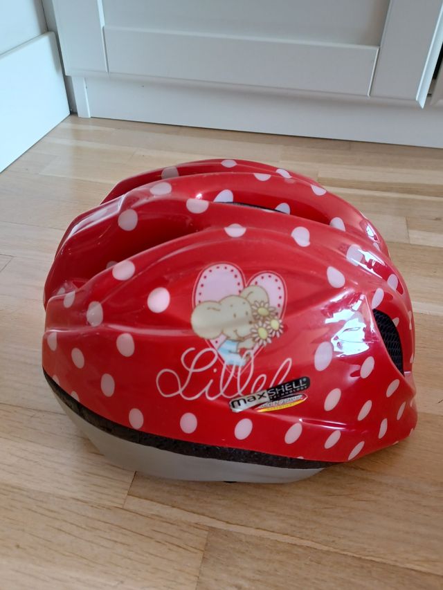 Casco bici Ked niña lunares