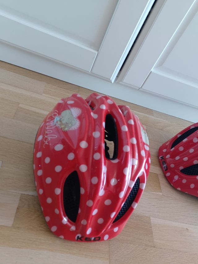 Casco bici Ked niña lunares