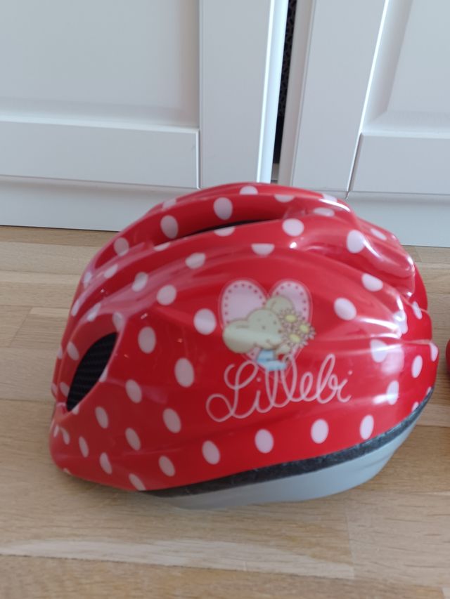 Casco bici Ked niña lunares