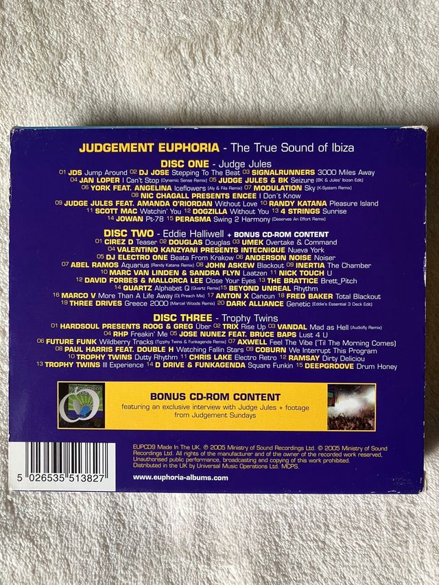 Pack Global Gathering y Cream Anthems UK CD
