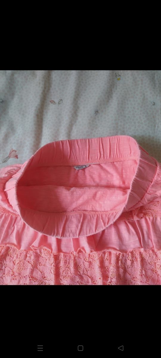 gonna corta a balze 8/9 anni