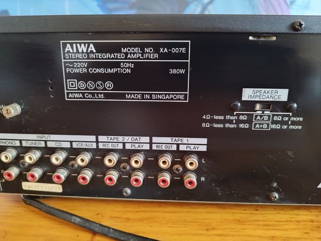 amplificador aiwa xa -007E