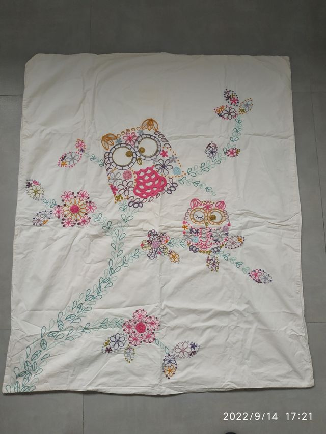 funda nòrdica bebè 100x120 + funda coixí+ baixera