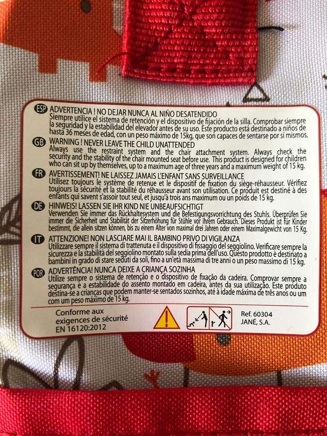 Trona bolso portátil de Jane 