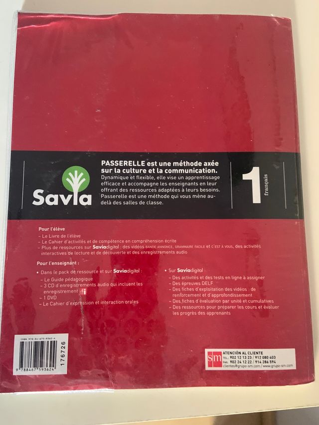 Libro de Francés Primero de Bachillerato