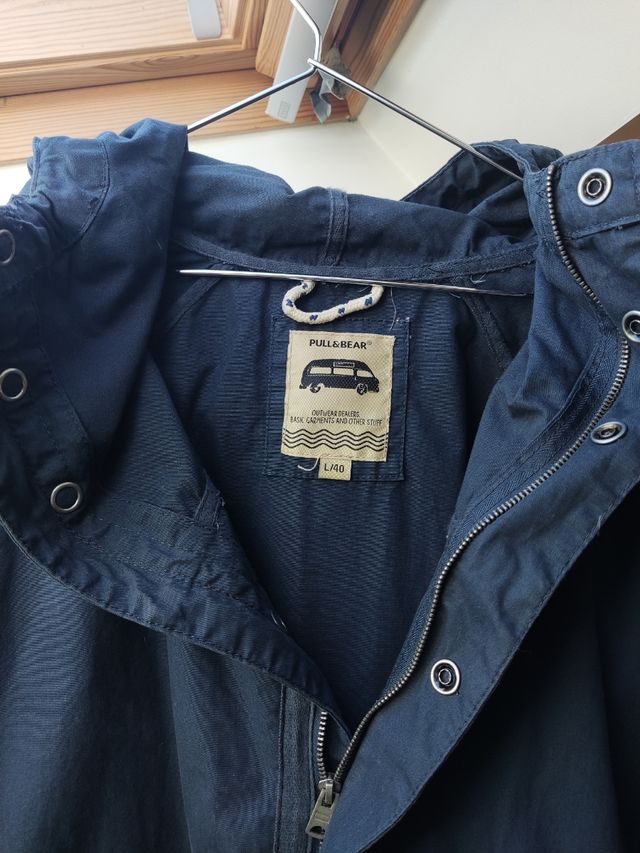 Casaco azul Pull and Bear