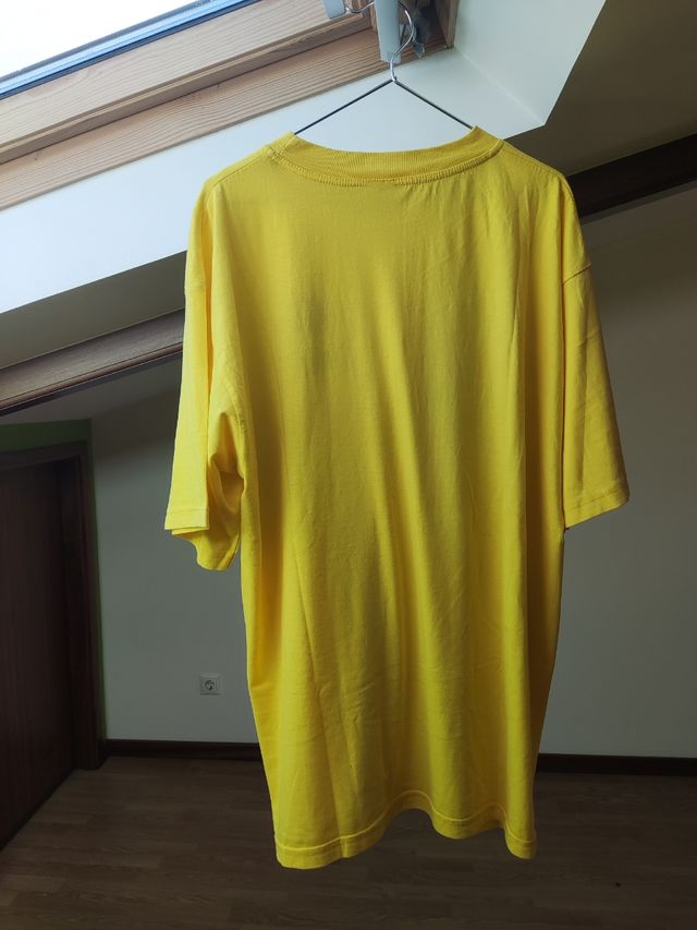 T-shirt vintage "central division" amarela