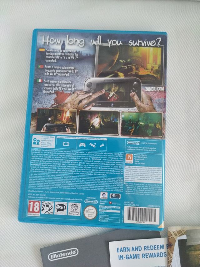 Videojuego Wii U zombie U