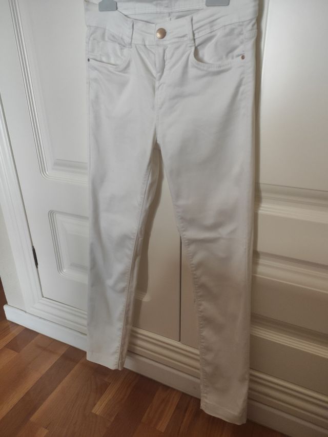 Pantalones skinny blancos Zara