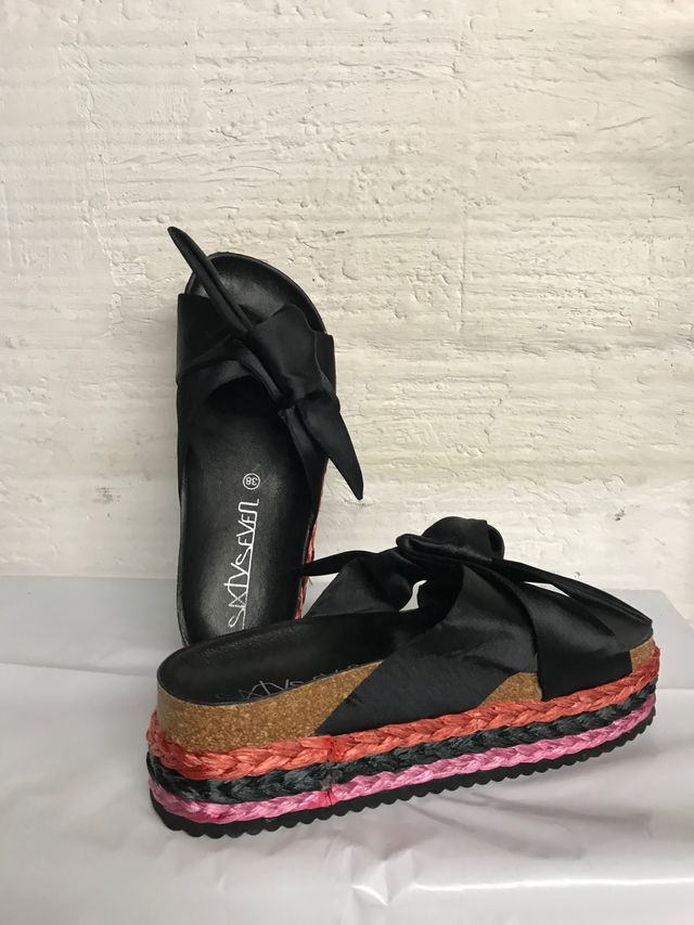 CUÑAS SIXTYSEVEN TRENZADO COLOR T. 38