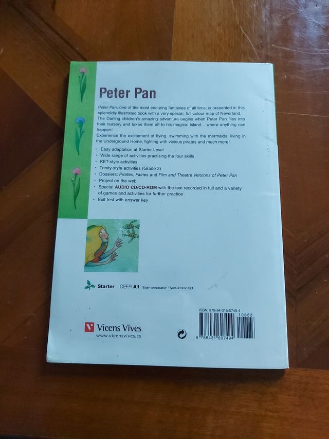 Peter Pan. Green Apple. Black Cat.