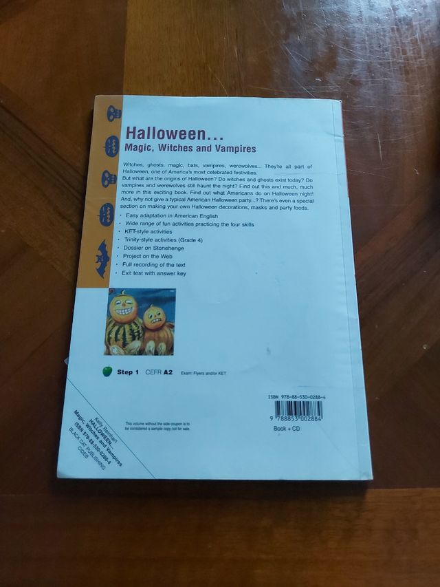 Halloween Magic Witches and Vampires. Green Apple