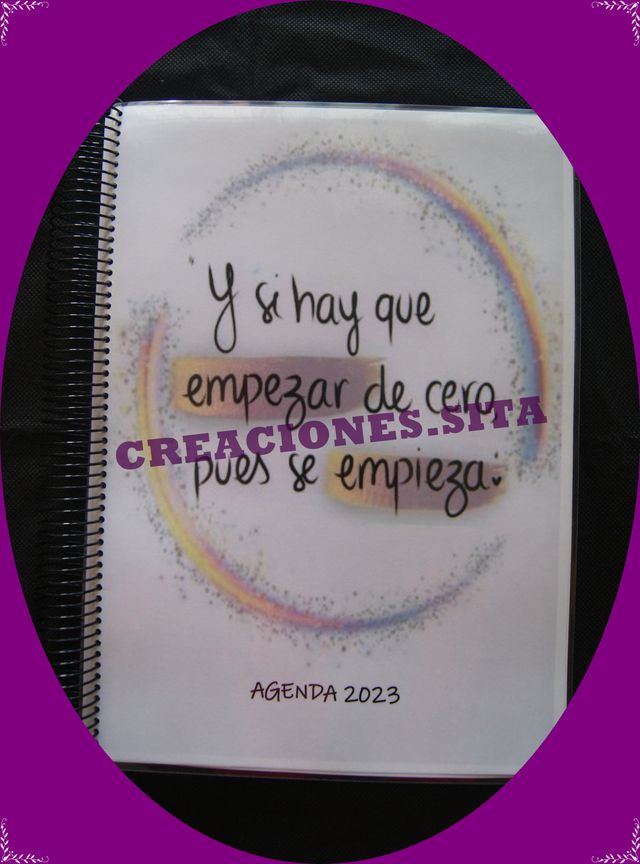 Agenda personalizadas A4.