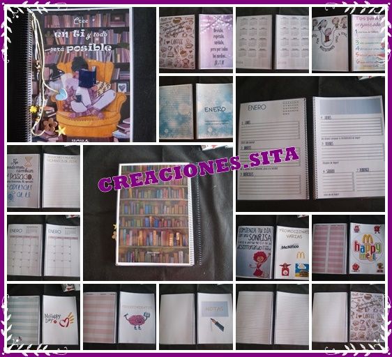 Agenda personalizadas A4.