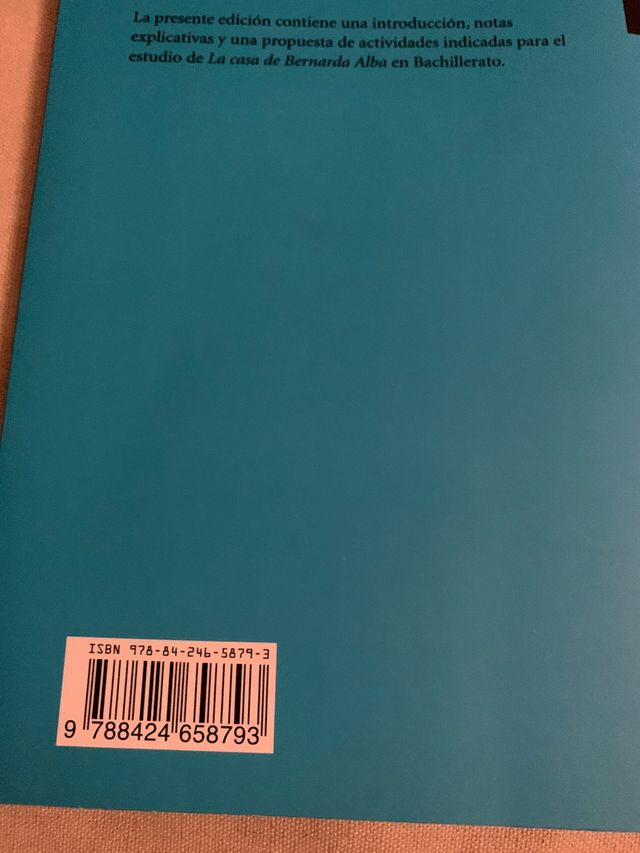 La casa de Bernarda alba ( tengo dos unidades )