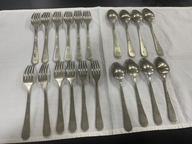 Cucharas y tenedores alpaca