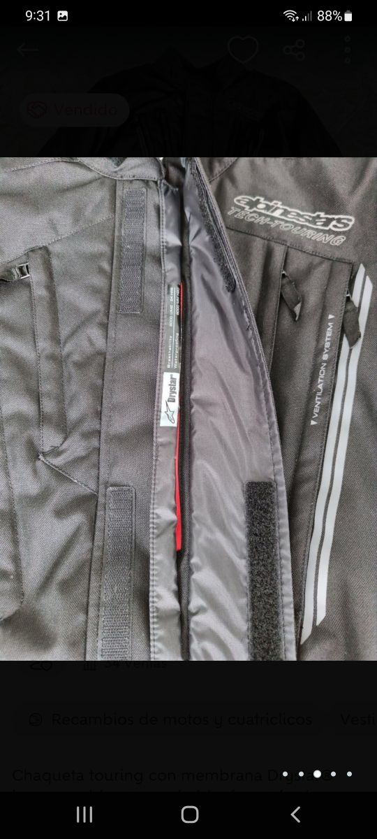 chaqueta alpinestars