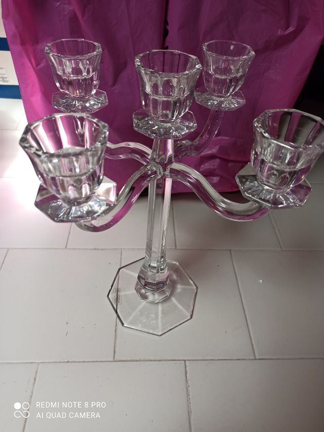 candelabro in cristallo