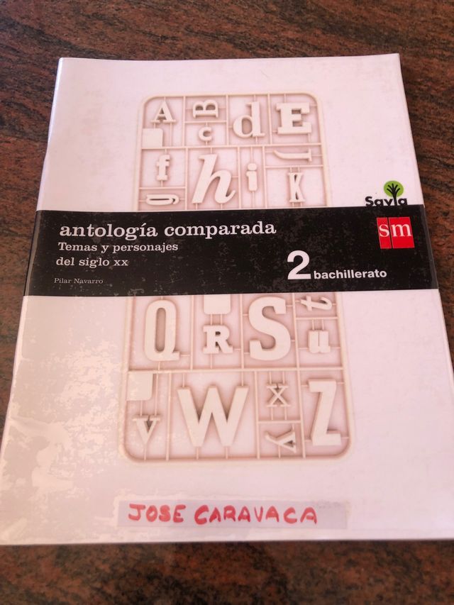 Libro antología comparada 2 bachillerato