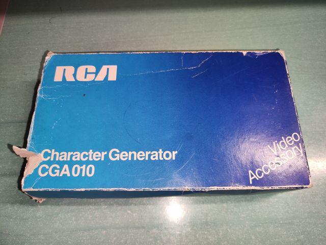 Generador de caracteres RCA CGA020
