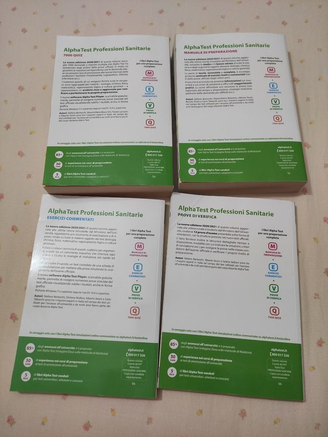 kit di preparazione per professioni sanitarie