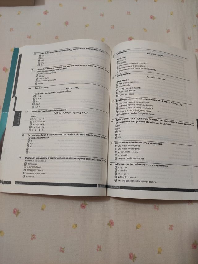 kit di preparazione per professioni sanitarie