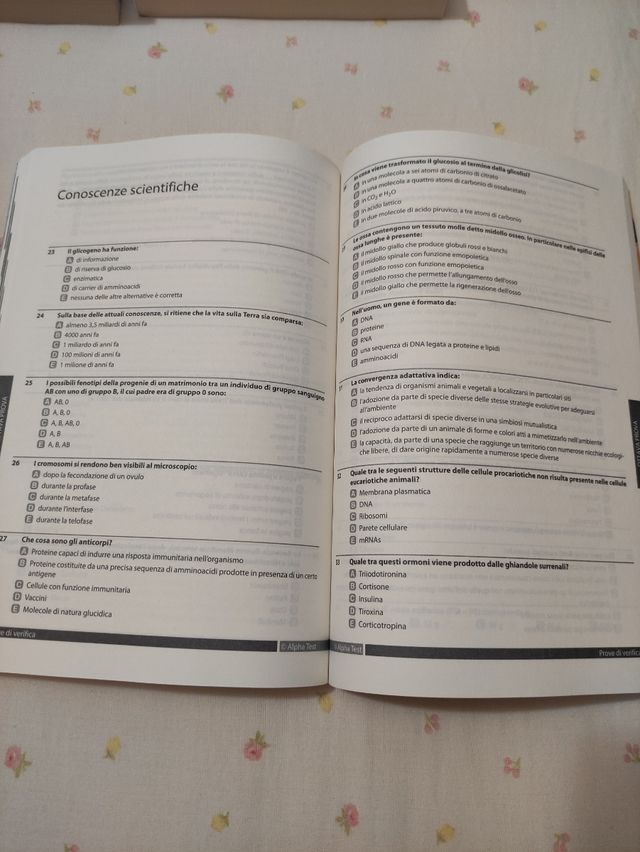 kit di preparazione per professioni sanitarie