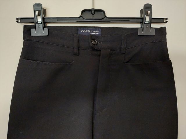 Pantalones vestir negros Zara