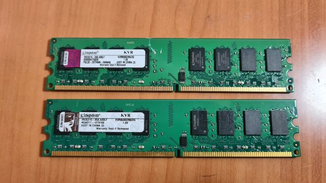 Memorias Ram Ddr2 Kingston 2gb.