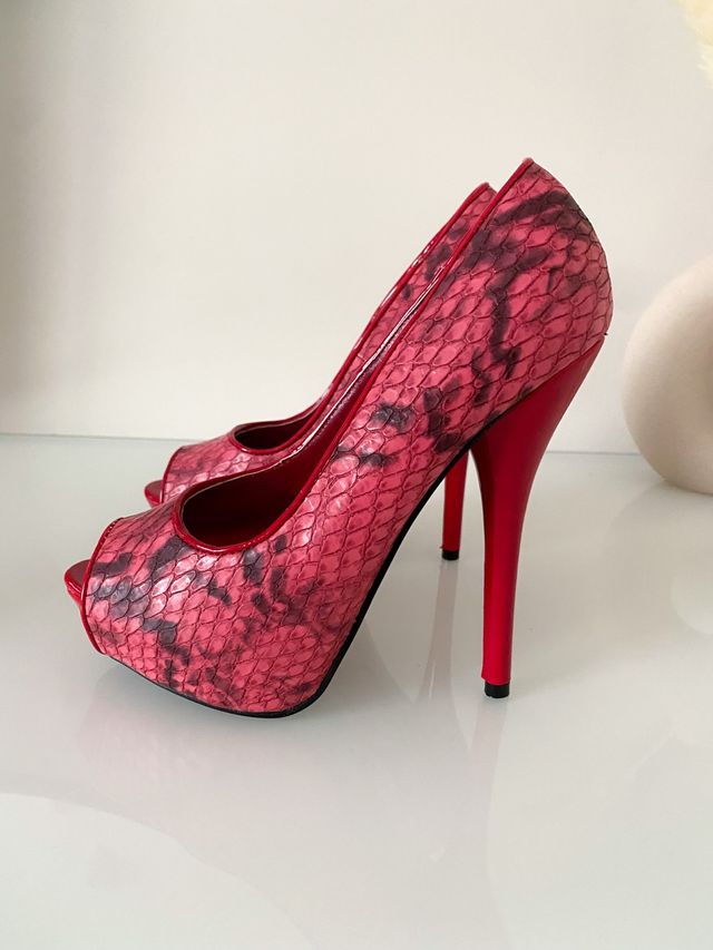 Zapatos Estampado Serpiente Numero 36