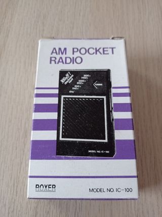 📻 RADIO TRANSISTOR AM MODELO IC-100 📻