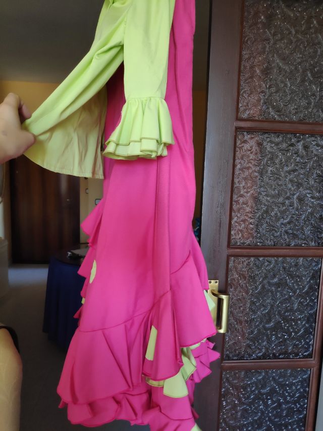 traje flamenca dos piezas talla 40