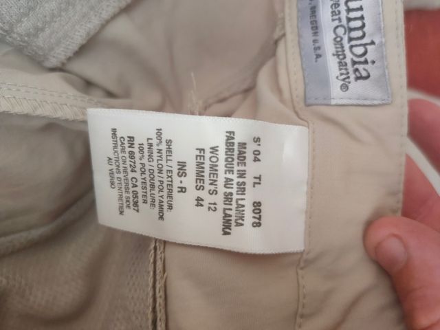 Pack 2 pantalón Columbia chica y bambas huff