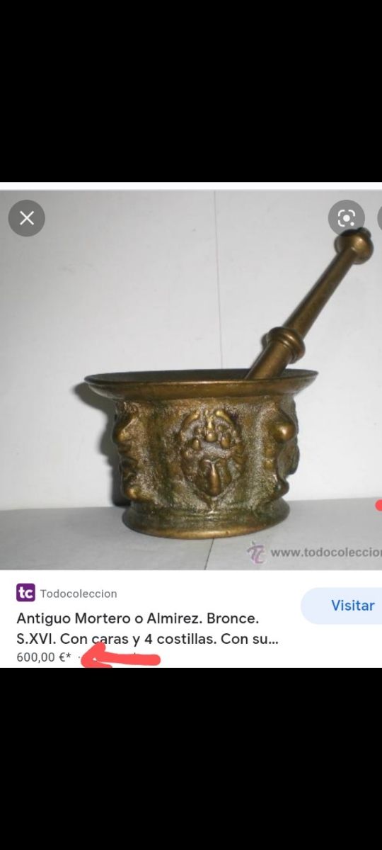 ALMIRECES Y MANOS ANTIGUOS  SIGLO XVI