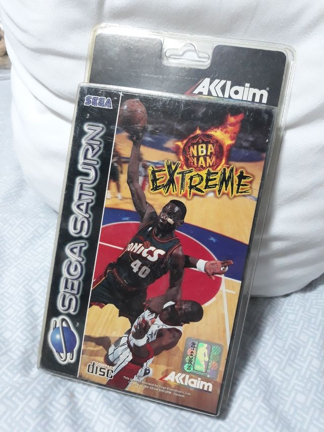 Blister NBA Jam Extreme Sega Saturn sin abrir