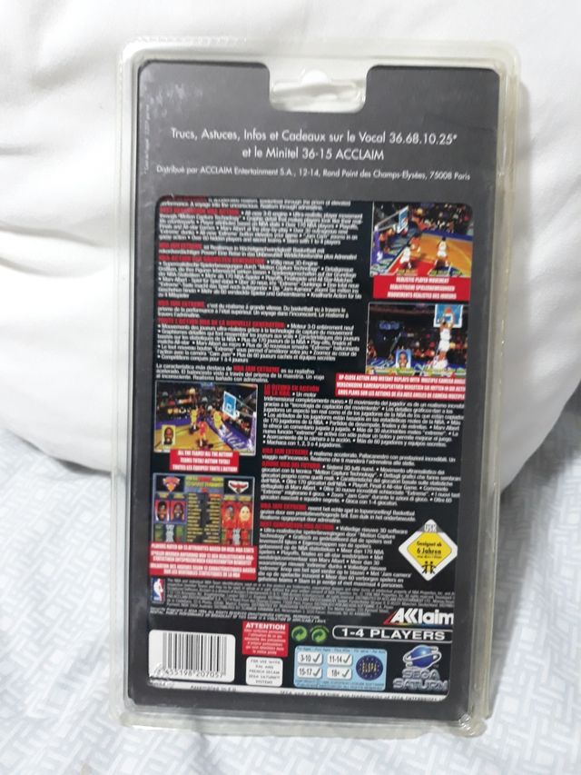 Blister NBA Jam Extreme Sega Saturn sin abrir
