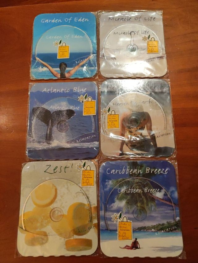 Pacchetto di 6 CD musicali per rilassarsi