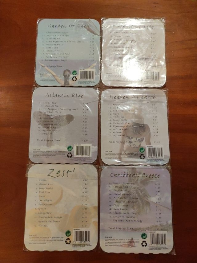 Pacchetto di 6 CD musicali per rilassarsi